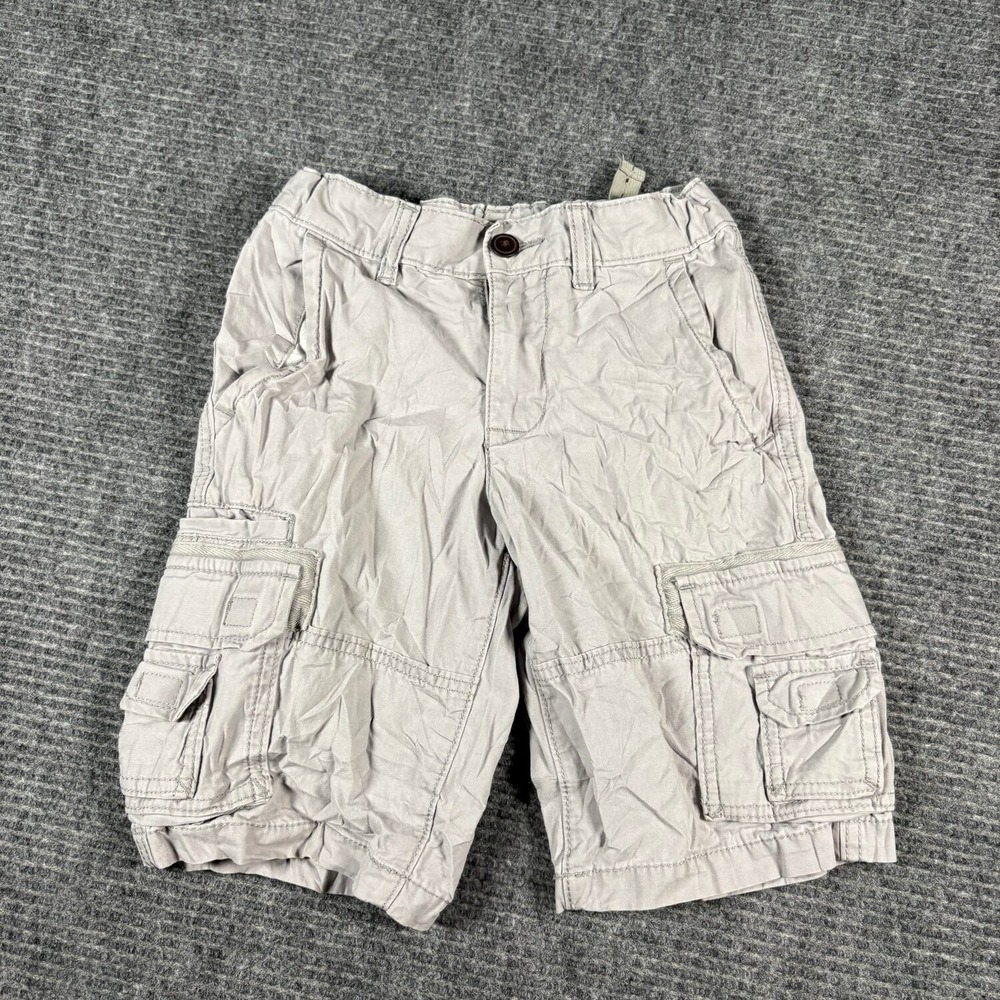 Urban Pipeline Cargo Shorts Boys 10 Gray Excellent Cotton Utility Multi-Pocket